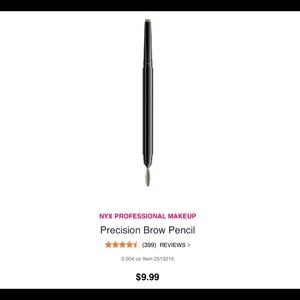 NYX brand new BLACK precision brow pencil.